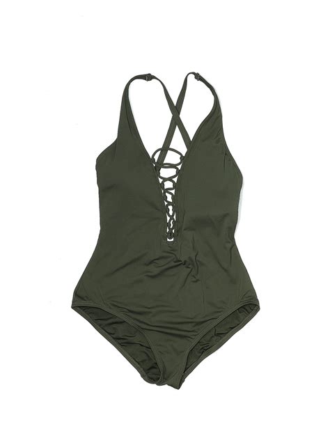 michael kors green one piece swimsuit cruise 2019|Michael Kors Green One Piece Swimwear for Women .